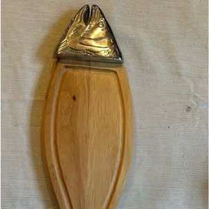 NWT cod fish design smoked fish platter